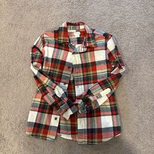 Plaid crewcuts button up